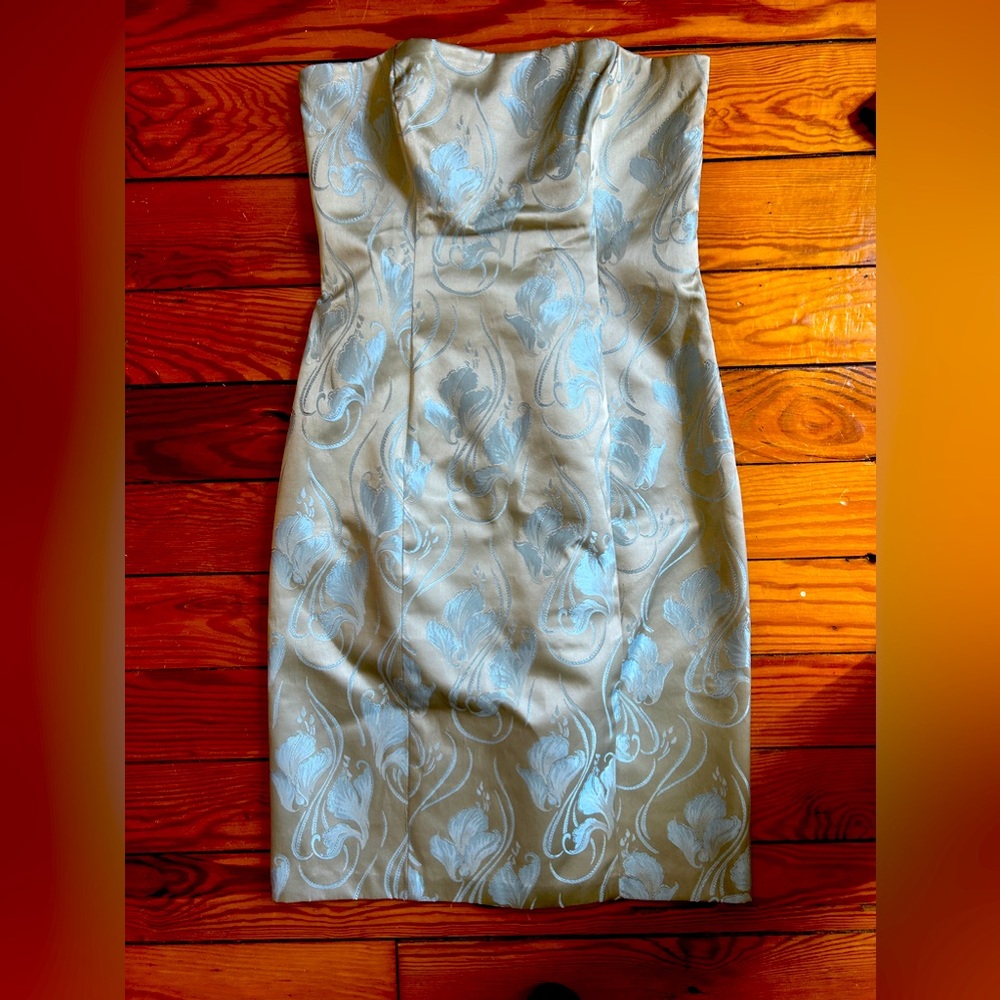 Vintage knee length formal dress